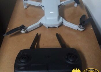 PM apreende drone que sobrevoava a cadeia