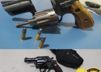 Polícia Militar apreende dois revólveres em Paranavaí