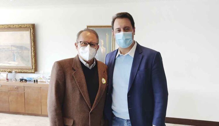 Recebido por Ratinho Jr., Lorenzetti pede abertura da Unidade Morumbi