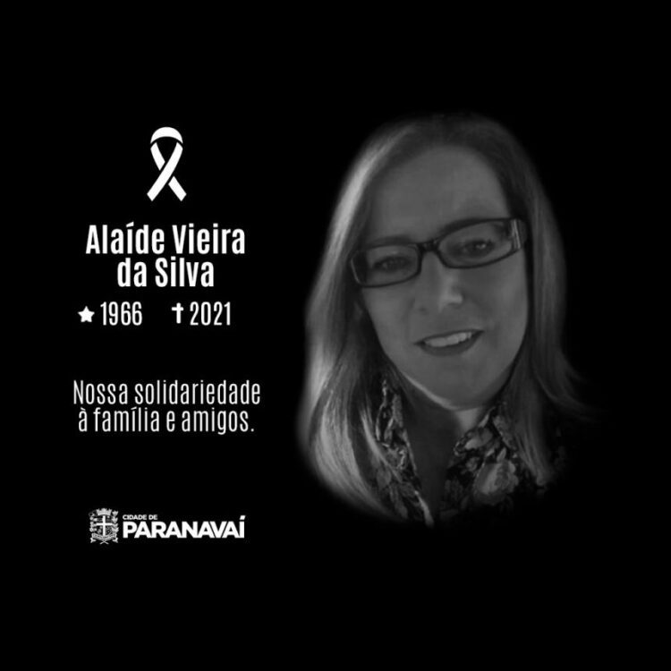 Paranavaí: Município lamenta falecimento da servidora Alaíde Vieira da Silva
