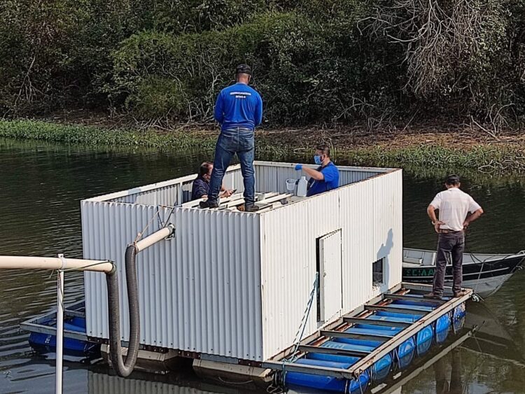 Estação de tratamento e WC da praia Santa Rosa estão passando por reparos