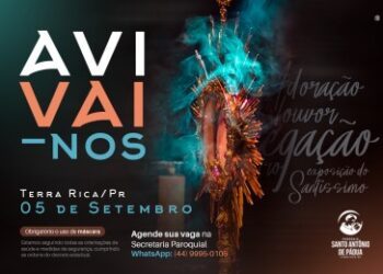 Avivai-nos: Terra Rica realizará evento de pregação e adoração neste domingo