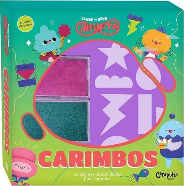 Livro traz carimbos para o aprendizado infantil