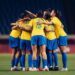 Torcida brasileira faz provocação  contra Austrália no futebol feminino
