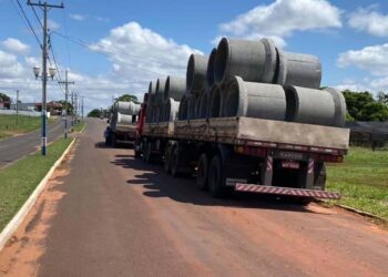 Município recebe novo lote de tubos