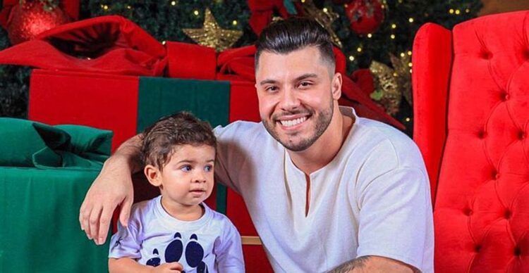 Murilo Huff celebra aniversário de Leo, seu filho com Marília Mendonça