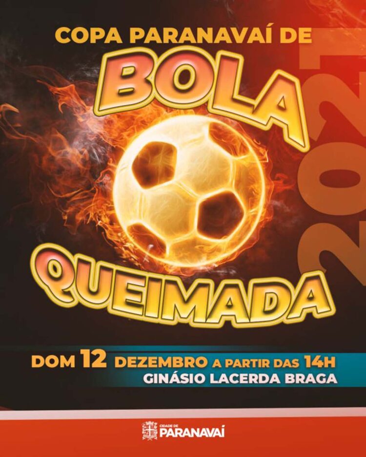 Copa Paranavaí de Bola Queimada acontece neste domingo