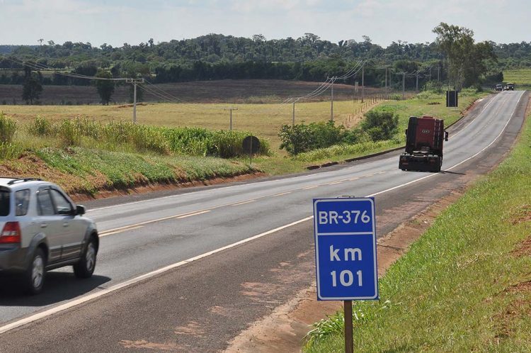 Contagem de veículos na BR-376 já começou e relatório deverá ser conhecido no início de março
