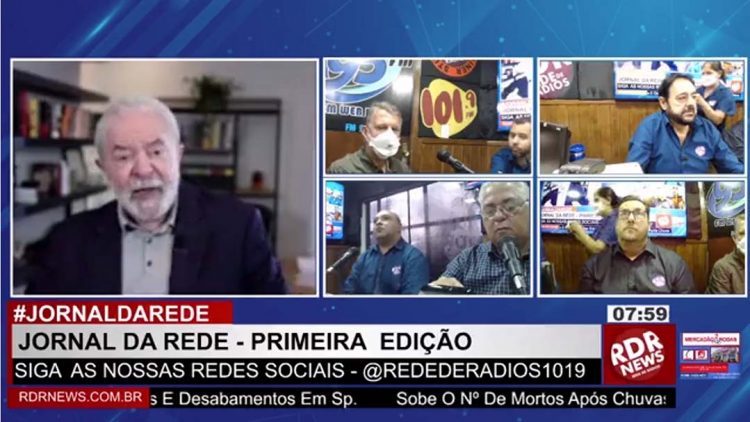 Entrevista do ex-presidente Lula para rádio paranavaiense repercute nacionalmente