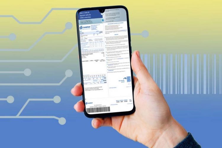 Sanepar implanta fatura digital para  facilitar acesso do cliente à conta