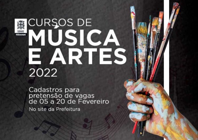 Fundação Cultural abre neste sábado cadastro  de pretensão de vagas para cursos gratuitos