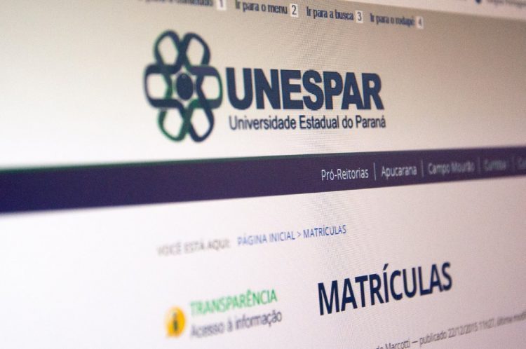 Unespar convoca para matrícula em terceira chamada geral