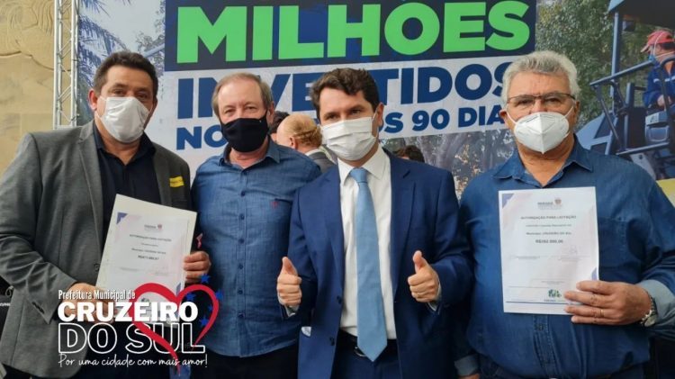 Prefeito Cesar Sugigan anuncia mais recursos para o município