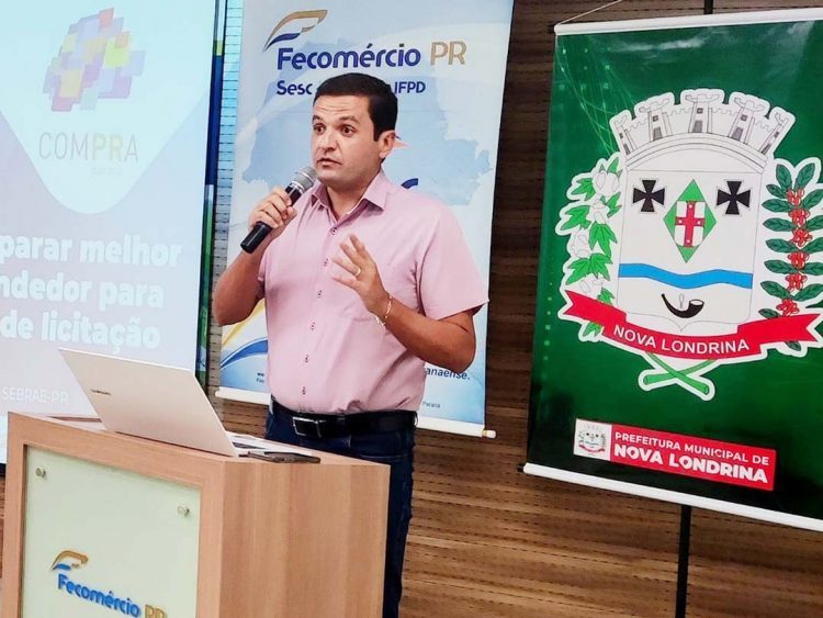 Município realiza palestra sobre compras  públicas em parceria com o Sebrae