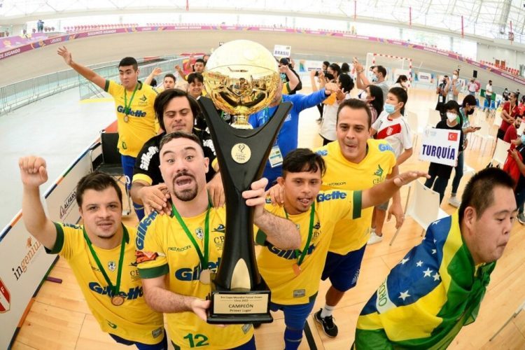 Brasil é bicampeão mundial de Futsal Down