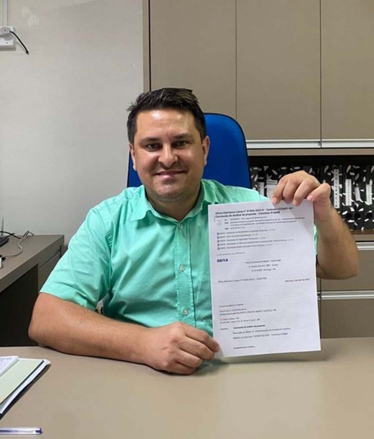 Prefeito Fran Boni anuncia mais uma obra de pavimentação rural