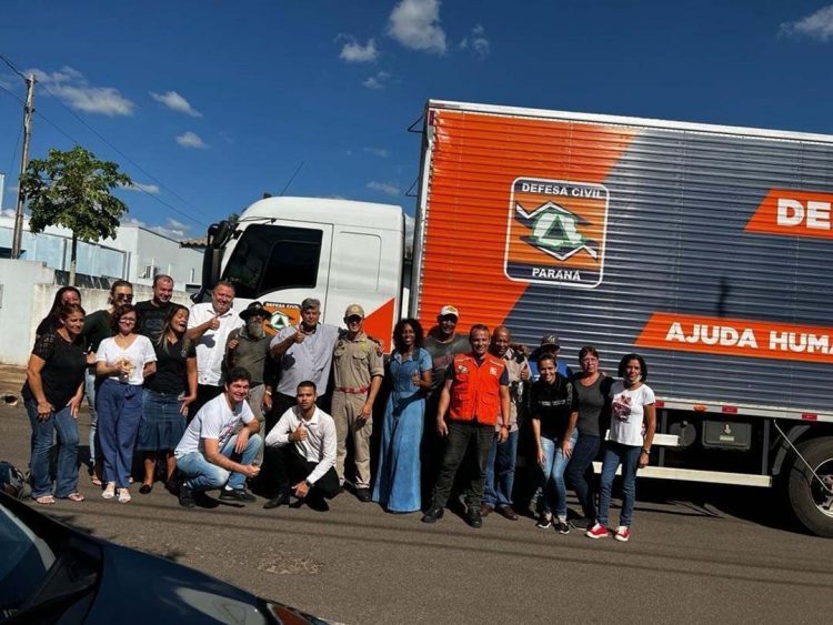 Município recebe 350 cestas básicas via Defesa Civil do Paraná