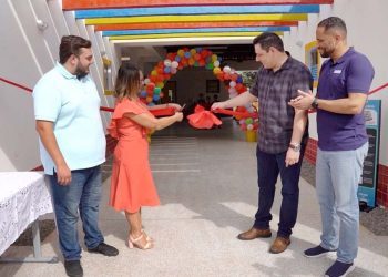 Prefeito Luan e deputado Felipe Francischini  inauguram o CMEI Dom Pedro II