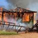 Incêndio deixa casa de madeira totalmente destruída em Alto Paraná