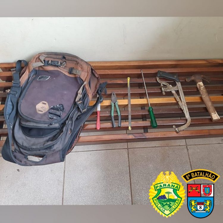 Indivíduo é preso tentando furtar fiação elétrica de uma casa