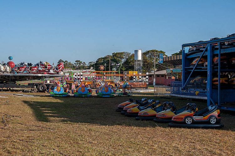 Parque Costa e Silva em preparação para a ExpoParanavaí