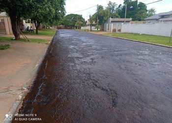 Município inicia obras de recapeamento asfáltico