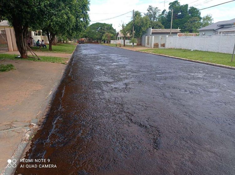 Município inicia obras de recapeamento asfáltico
