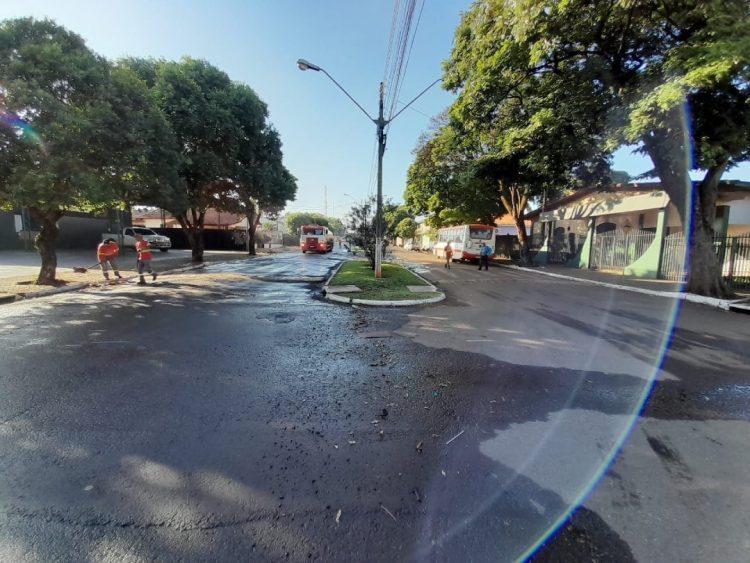 Município inicia obras de recapeamento na Avenida Ivaí