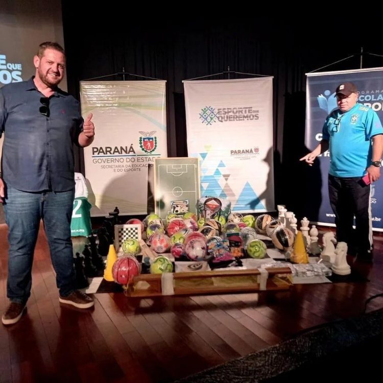 Cidade é contemplada com mais um kit esportivo