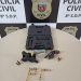 Mais de 35 munições e armas de fogo são apreendidas pela PC