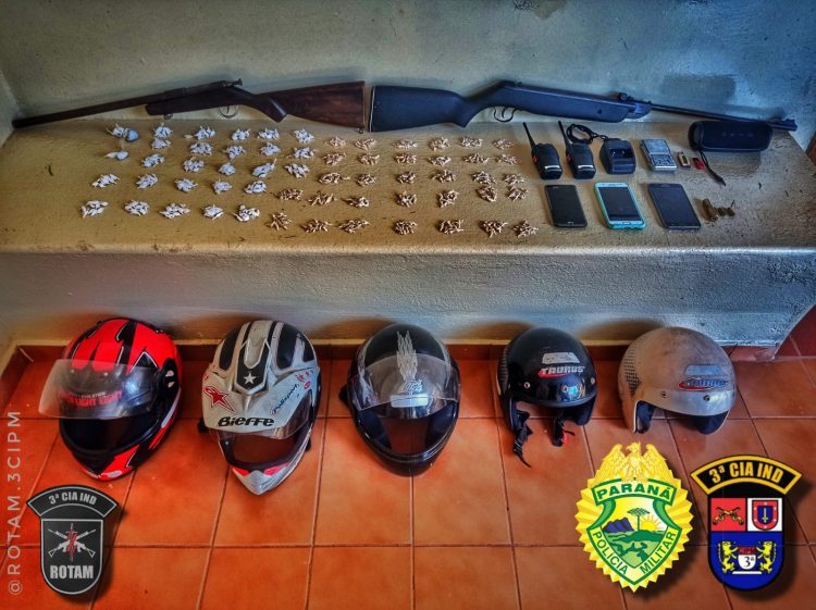 PM e PC realizam operação e apreendem objetos ligados a roubos