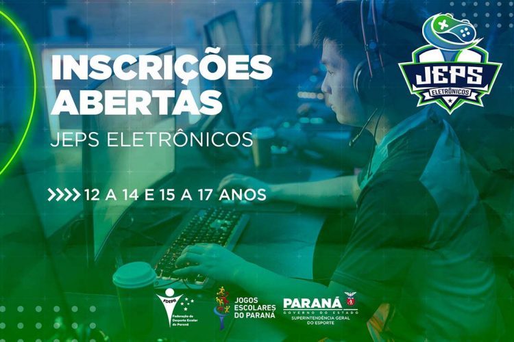 Com formato híbrido, Jogos Escolares Eletrônicos abrem as inscrições nesta segunda-feira