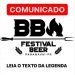Equipe do BBQ Festival Beer divulga comunicado sobre evento 