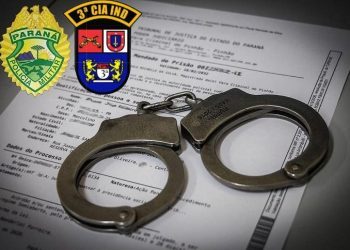 PMs da 3ª CIPM cumprem mandado de prisão em Santa Isabel do Ivaí