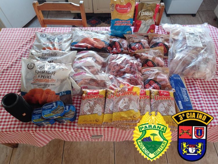 PM recupera merenda escolar furtada em Marilena
