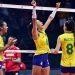 Seleção brasileira feminina de vôlei vence  o Japão e vai à semi da Liga das Nações