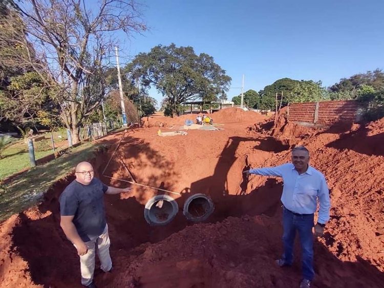 Município avança em obras de pavimentação e galerias pluviais