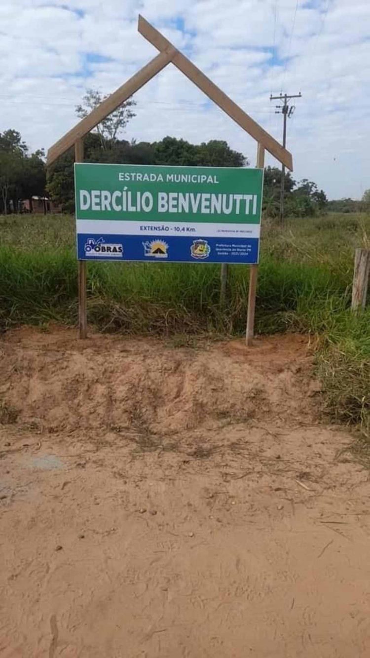 Prefeitura instala placas de identificação nas estradas municipais