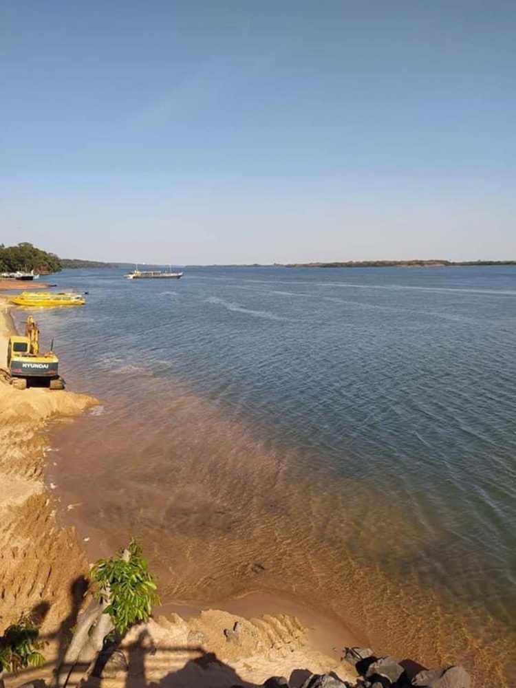 Trabalho nas praias para início da temporada  já começaram em São Pedro do Paraná