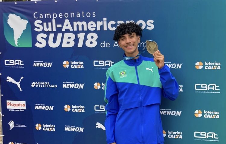 Jovem de Paranavaí fica em terceiro lugar no Sul-Americano Sub-18