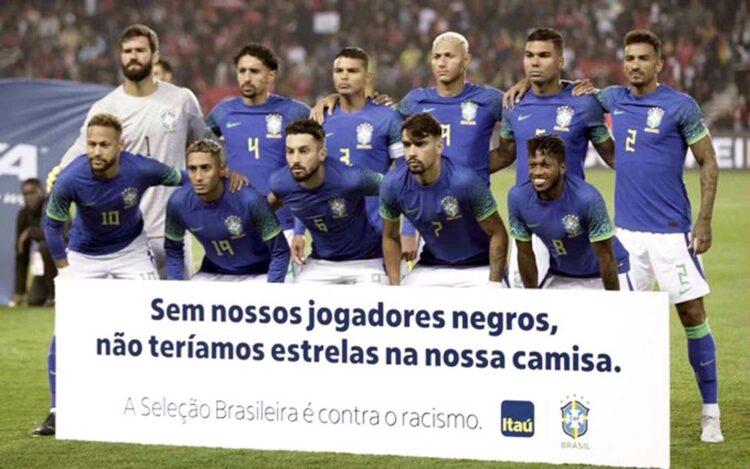 Brasil fecha preparação em jogo tenso,  com cara de Copa, e goleia Tunísia