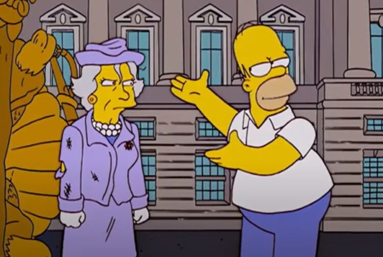 “Os Simpsons”: desenho já sabia o ano da morte da Rainha Elizabeth II?