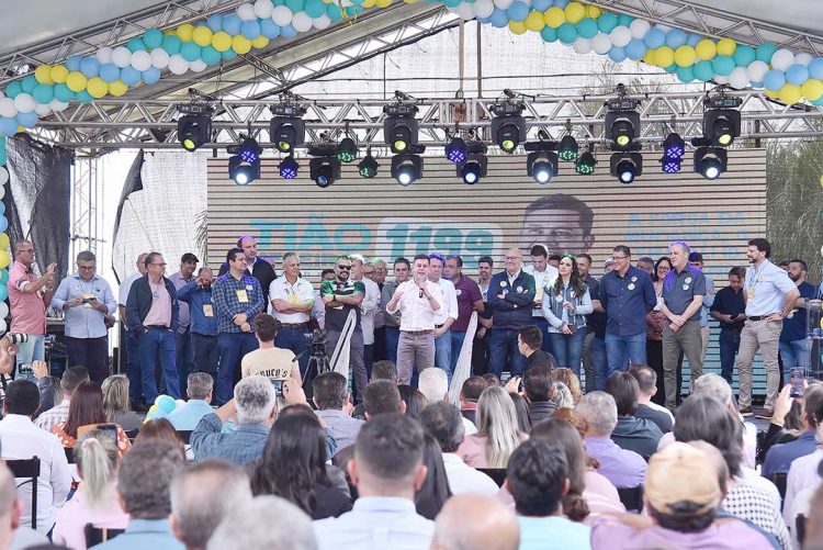 Tião Medeiros lançou campanha no último sábado