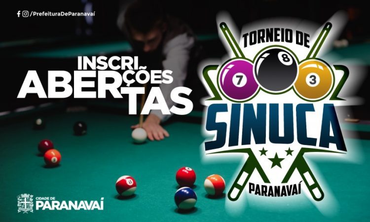 Município vai realizar 1º Torneio de Sinuca da história de Paranavaí
