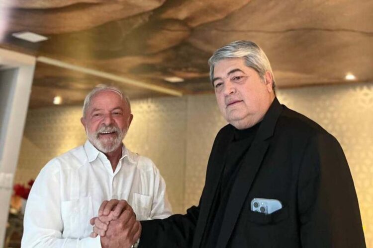 Datena se encontra com Lula para falar sobre o ‘futuro do país’