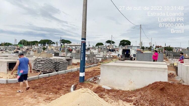 Obras no Cemitério Municipal seguem a todo vapor