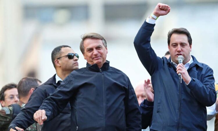 Ratinho Júnior anuncia apoio a Bolsonaro