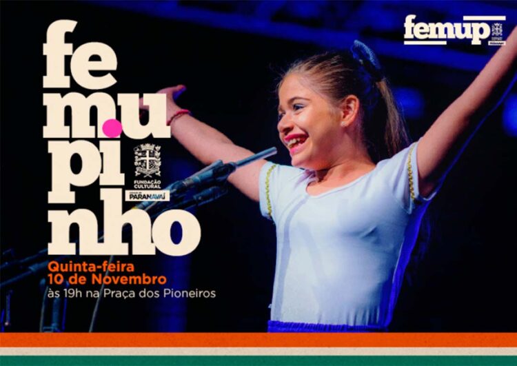 Nesta quinta-feira, crianças declamam poesias e apresentam músicas autorais durante o 10º Femupinho