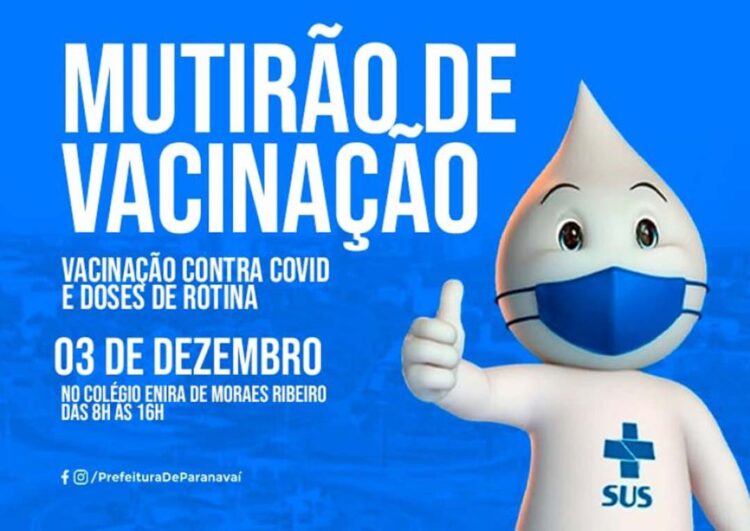 Neste sábado tem mutirão de multivacinação durante Feira de Saúde no Colégio Enira