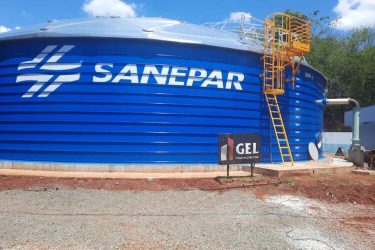 Obras da Sanepar avançam para mais que dobrar produção e reservação de água em Apucarana